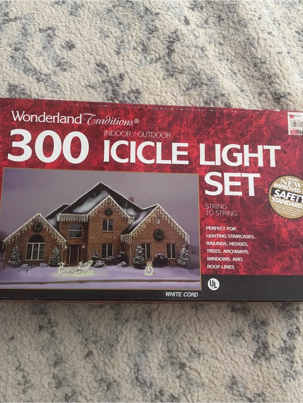 Vintage Lot 2 Wonderland Tradition Indoor Outdoor 400 Icicle Lights Christmas